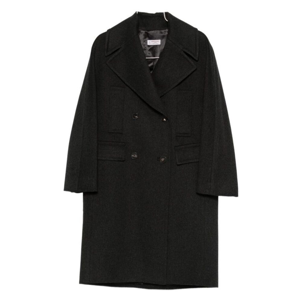 Alberto Biani Women Wool Double-Breasted Coat